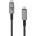 SBOX Кабел SBOX CTYPE-15-100W, от USB C(м) към USB C(м), 1.5m, 100W, сив (CTYPE-15-100W)