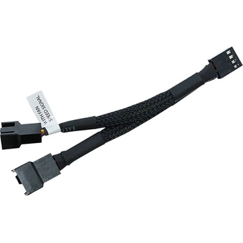 EKWB Сплитер EKWB - Y-Splitter 2-Fan PWM, 10 cm, черен (EKWB3831109867860)