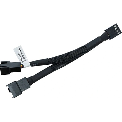 EKWB Сплитер EKWB - Y-Splitter 2-Fan PWM, 10 cm, черен (EKWB3831109867860)