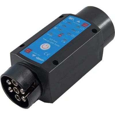 Tester elektroinstalace tažného zařízení, dobíjecí, 7pin, 12 V, MULTIPA