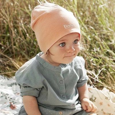 Elodie details bavlněná čepice Logo Beanies Powder Pink