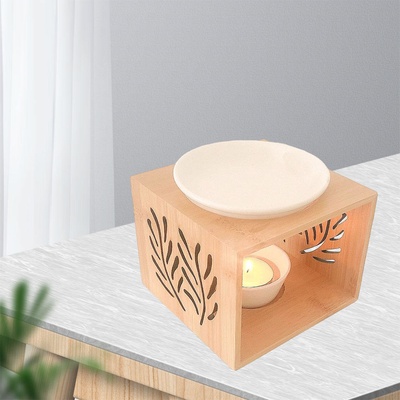 Aromavap Dřevěná Aroma lampa lístky