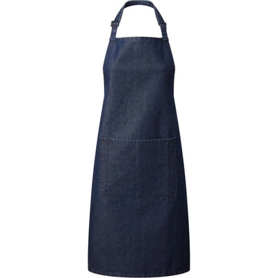 Premier Zástěra Colours PR 154 s laclem a kapsou na břiše COT-390154m1499 Denim indigo