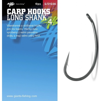 Giants Fishing S Očkem Long Shank vel.8 10 ks