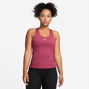Nike Swoosh Women's Medium-Support Padded Sports Bra Tank - ROSEWOOD/ROSEWO