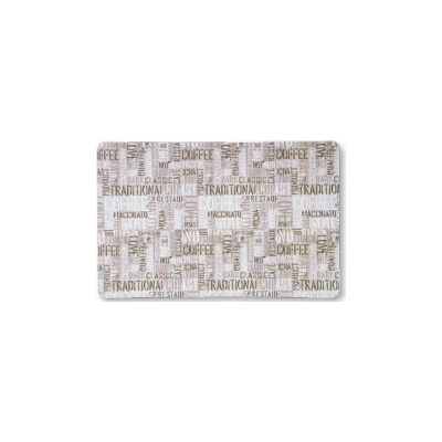 KESPER Plastové prestieranie Coffee Letters 43x29x0,1 cm