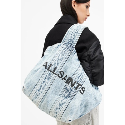 AllSaints чанта tote дамска от памук IZZY (W494XB)