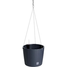 Prosperplast závesný kvetináč Rato Round W 25,6 cm Antracit