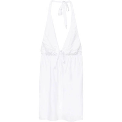 Pull&Bear Лятна рокля бяло, размер L