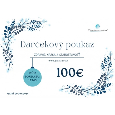 Darčekový poukaz v hodnote 100€
