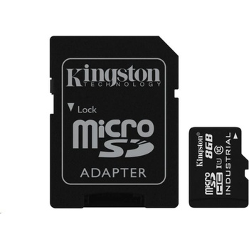 Kingston microSDHC 8GB UHS-I Industrial Temp + adapter SDCIT/8GB