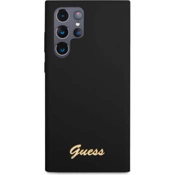 Image 1 of GUESS Гръб Guess Liquid Silicone Metal Logo Case за Samsung Galaxy S23 Ultra - Черен