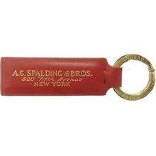 Přívěsek na klíče A.G. SPALDING & BROS Kožená Key ring Line Red, A.G. SPALDING & BROS.