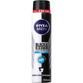 Image 1 of Nivea Men Black & White Invisible Fresh Дезодорант спрей против изпотяване за мъже 250 мл