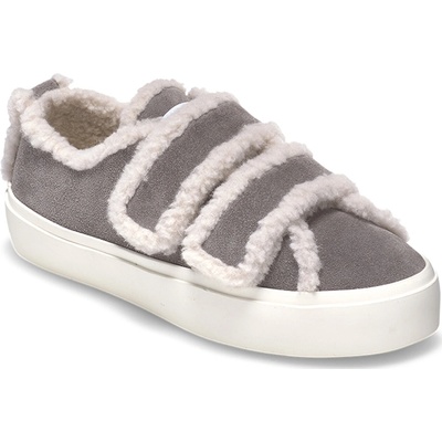 Inuikii Shearling Low Velcro 35202-050 sivá