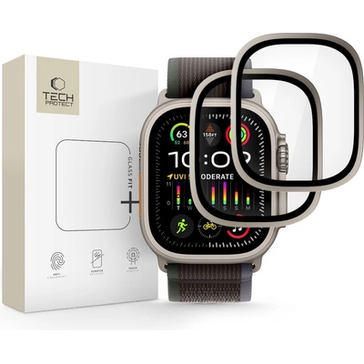 Tech-Protect Szklo hartowane tech-protect glass ring 2-pack apple watch ultra 1 / 2 / 3 (49 mm) titanium (5906302335633)