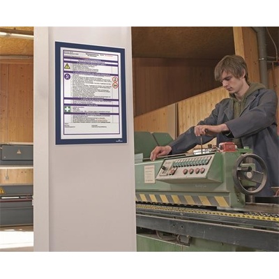 DURABLE Magnetický rámeček DURAFRAME DIN A4 tmavě modrý volně ložené balení
