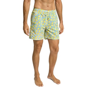 Hackett Бански гащета Hackett Lemon swimming shorts - Green (Multicolor)