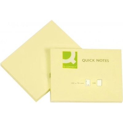 Q-CONNECT Bloček Q-CONNECT žltý 76x102mm (QC001410)