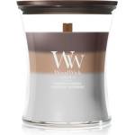 WoodWick Trilogy Radiant Cashmere ароматна свещ с дървен фитил 275 гр