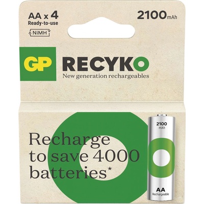GP ReCyko AA 2100mAh 4ks 1032224210