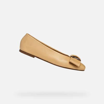 Geox Светлокафяви дамски балеринки Geox Ballystar Geox | Kafyav | ЖЕНИ | 36