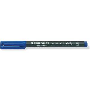 STAEDTLER Алкохолен маркер OHP, 0, 4 mm, STAEDTLER "Lumocolor 313 S", син 313-3 (313-3)