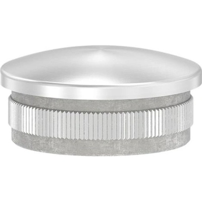 Feldmann Nerezové ukončenie madla zábradlia pr.42,4 mm 50310-240G mierne vypuklé, AISI 304 brus