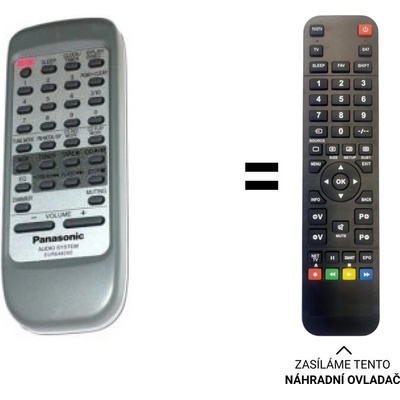 Dálkový ovladač Predátor Panasonic EUR648260 SA-PM07, SC-PM07 – Hledejceny.cz