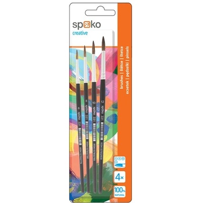 Spoko Комплект четки spoko за коса на пони 4 броя s033101304 (s033101304)