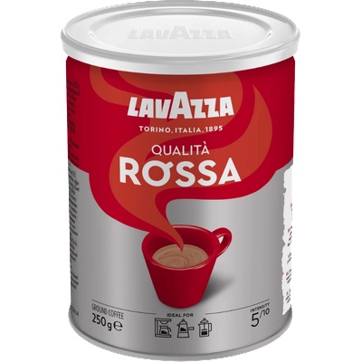 LAVAZZA Мляно кафе Lavazza Qualita Rossa, Метална кутия, 250гр