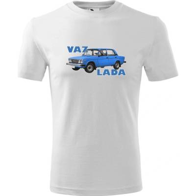 Tričko Lada 2101 modrá biela