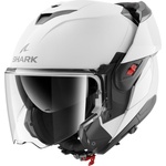 Shark SHARK, Modular Motorcycle Helmet OXO BLANK Pearly White W05, XS - HE8700EW05XS (HE8700EW05XS) Мотоциклетна каска, шлем