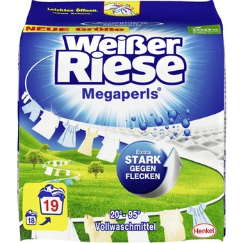 Weisser Riese Megaperls Univerzální prací prášek 1,283 kg 19 PD