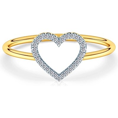 SAVICKI Годежен пръстен savicki: двуцветно злато, диаманти