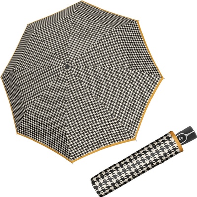 Doppler Magic Fiber Element deštník dámský plně automatický se žlutým lemem