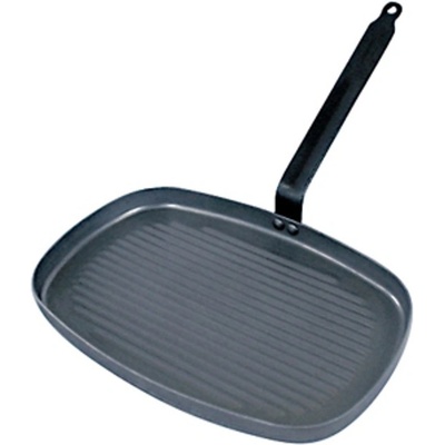 Paderno grilovací černá ocel 38x26cm