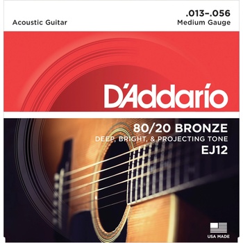 D'Addario EJ12 Струни за акустична китара (EJ12)