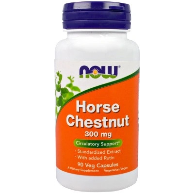 Now Foods Horse Chestnut Kaštan extrakt 300 mg + Rutin 90 kapslí