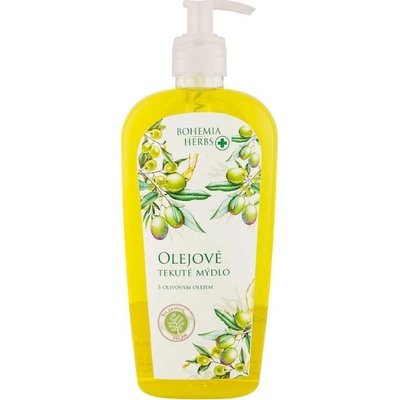 Bohemia Gifts & Cosmetics olejové tekuté mydlo oliva 300 ml
