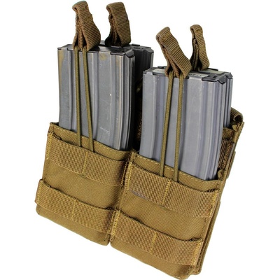 Condor Outdoor Molle dvojitá na zásobníky 4xM4 otvor. coyote