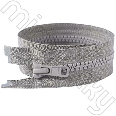 Zip kostěný dělitelný VISLON® šedá 30 cm YKK