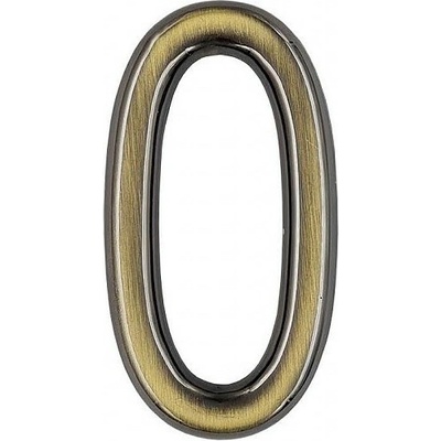 Číslica "0" 75mm bronz Bronz