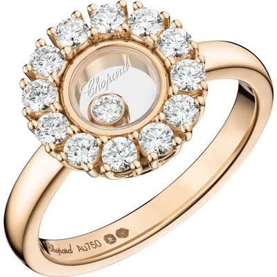 Chopard Zlatý Prsten Happy Diamonds 82A609 5110