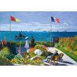 Bluebird Puzzle - Puzzle Claude Monet - Garden at Sainte-Adresse, 1867 - 1 000 piese