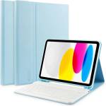 Tech-Protect Калъф с клавиатура Tech-Protect SC Pen за iPad 10.9"" 2022, светлосин (9490713934630)