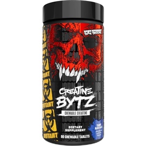 MUTANT Creatine Bytz | Chewable Creatine Monohydrate [80 Дъвчащи таблетки] Tang Blue Razz