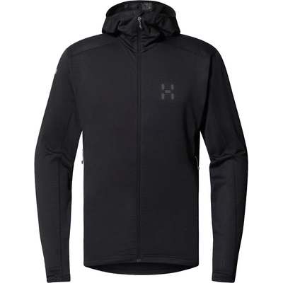 Haglöfs Мъжко поларено яке Haglöfs L. I. M Mid Multi II Hood Fleece jacket - True Black (005-5973-0313)