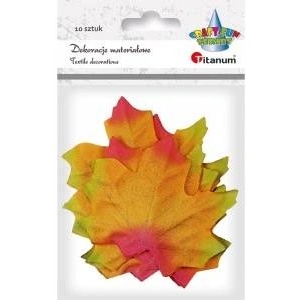 TITANUM Material maple sheet 80x75mm red/yellow 10pcs