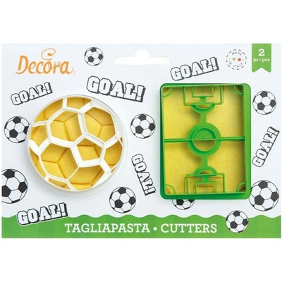 Decora Plastové vykrajovátko Futbal (2 ks)